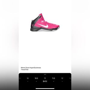 NIKE WMNS NIKE ZOOM HYPERQUICKNESS “THINK PINK”